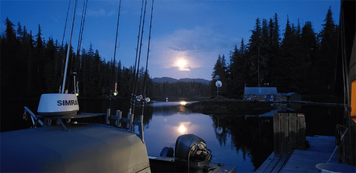 guided fishing boat